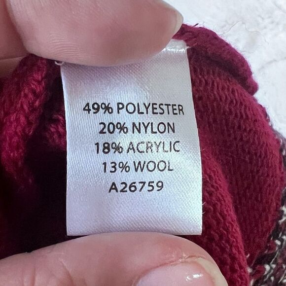 🌟Vintage high neck, winter cardigan by Appleseeds, size M - Picture 3 of 6